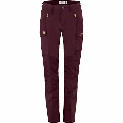 Fjallraven Nikka Hiking Pants Red Singapore For Women (SG-407162)